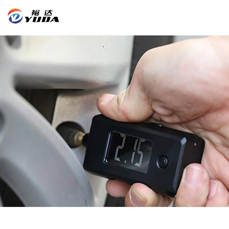 High Accuracy Car Tire Pressure Gauge and Tread Depth Tester CR2032 x2 Powered Portable
