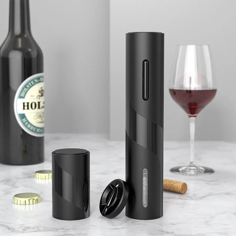 Battery-Operated Automatic Wine Opener Stainless Steel Wine Opener with One-Click Button