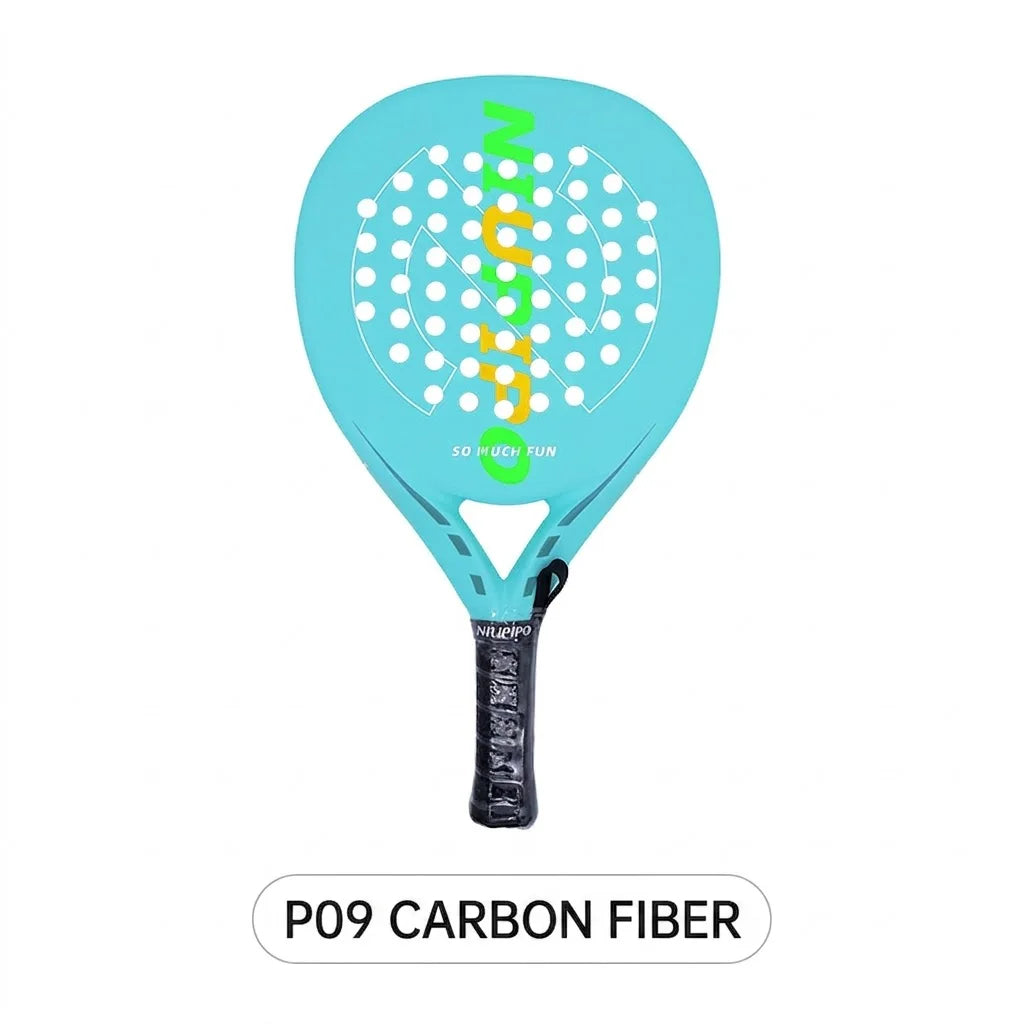 Fiberglass Paddle Set, Carbon Fiber Pickleball Beach Paddle