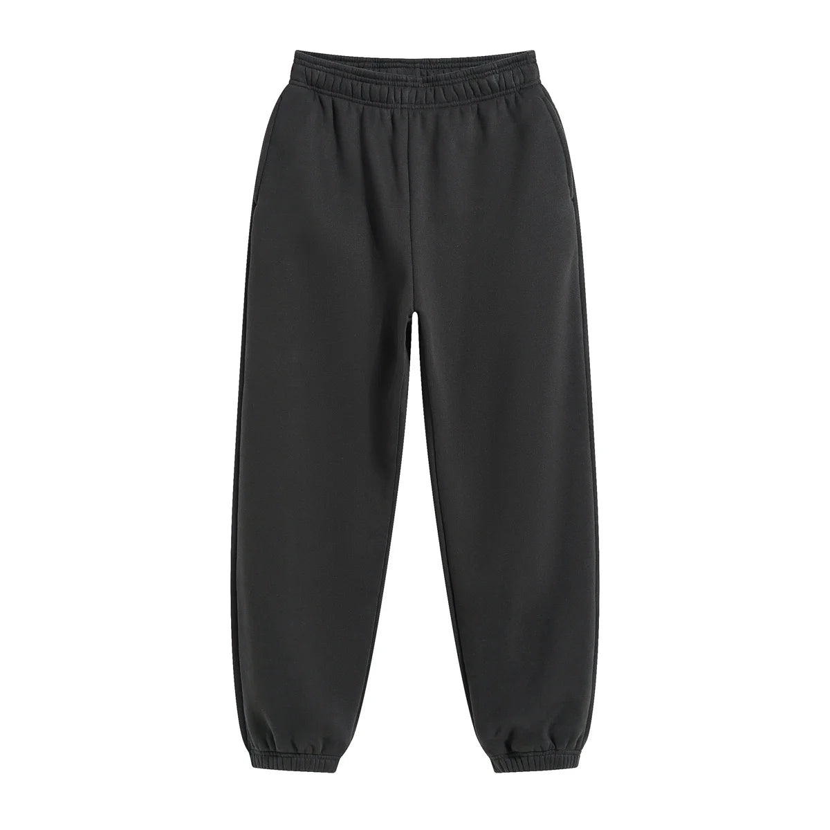 400g Custom Designed Fleece Sports Pants Lined Casual Leggings with Drawstrings