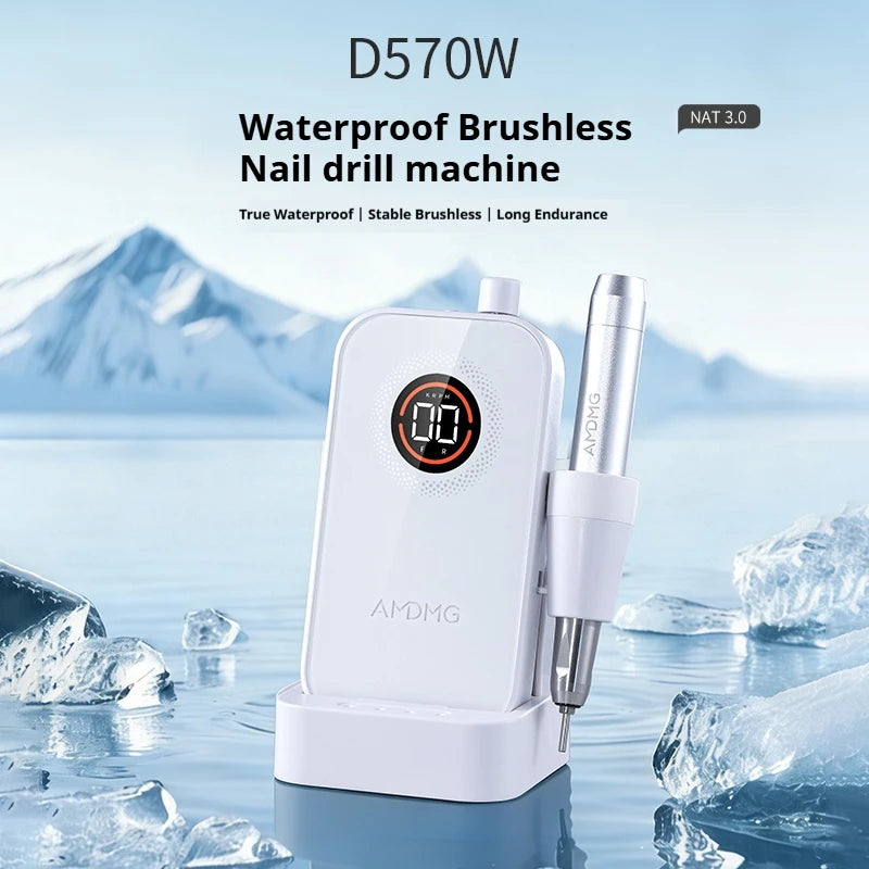 Portable Professional 60W 40000RPM Brushless Nail Drill Machine E File Nail Drill Machine