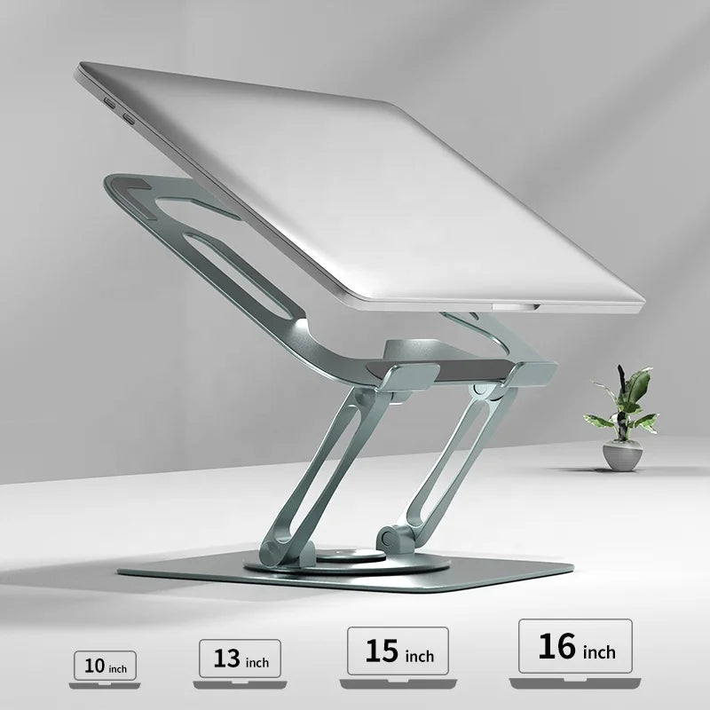 Foldable Aluminum Laptop Desk Stand Vertical Laptop Stand Holder Portable Adjustable
