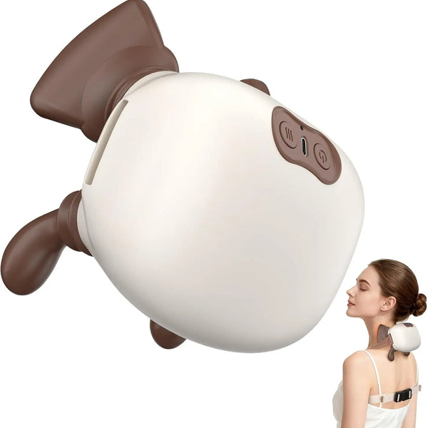 Low Price Patent Wireless 4D Shiatsu Neck Massager Heating Deep Tissue Pain Relief