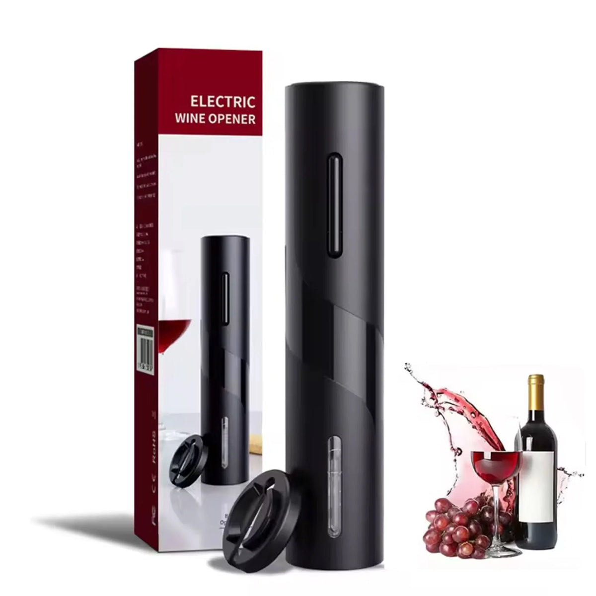 Battery-Operated Automatic Wine Opener Stainless Steel Wine Opener with One-Click Button