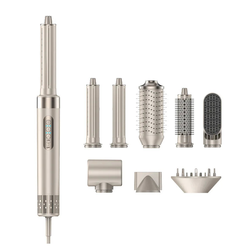 8 in 1 Styler One Step High Speed Hair Dryer Professional Hair Straightener Curler