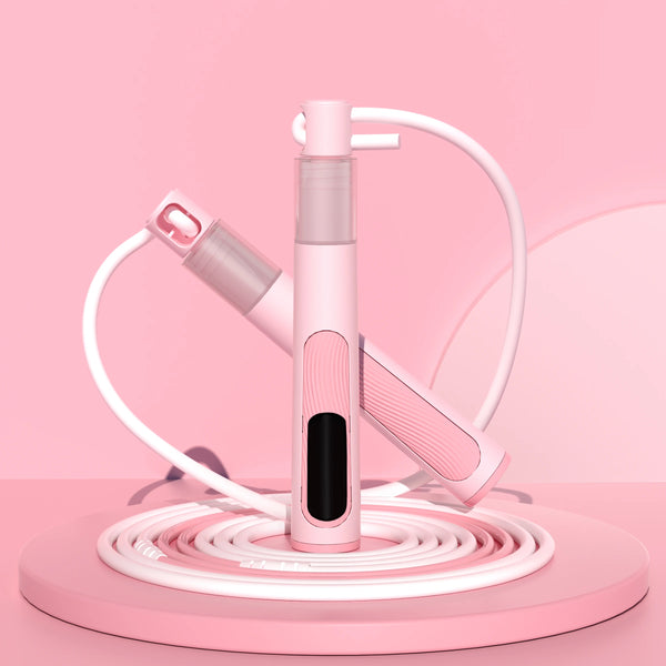 USB Rechargeable Digital Smart Jump Rope, Adjustable Length, Countdown & Counting