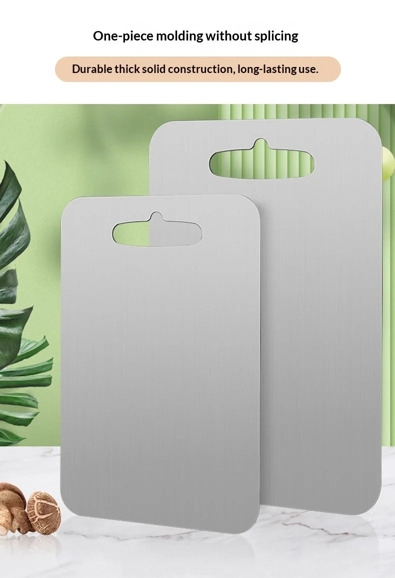Titanium 1.0mm Thick Anti-Bacterial Cutting Board Set with Hanging Hole Dishwasher Safe