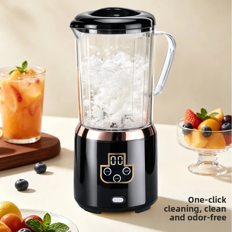 Household Rechargeable 1L Juice Blender Multi-Functional Fruit Smoothie Cup Portable