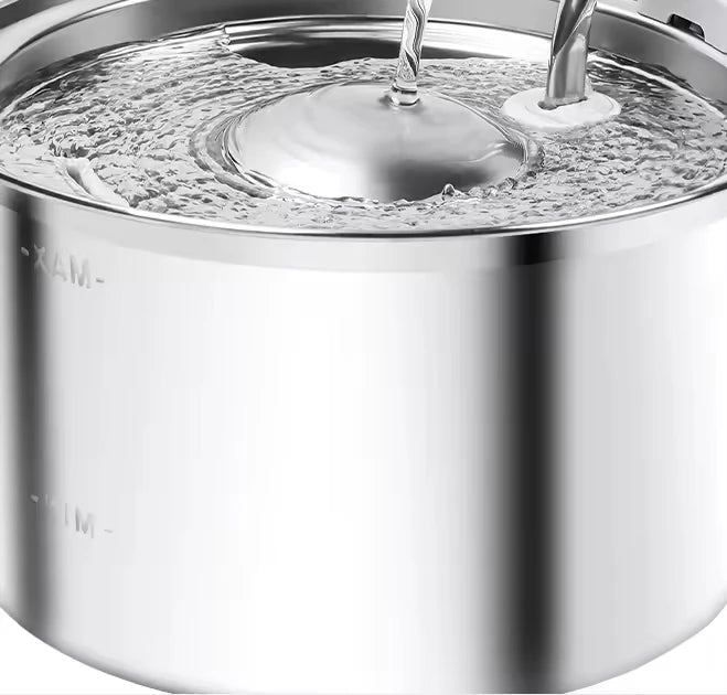 Dog & Cat Automatic Water Fountain with Charge Modern Design Durable Plastic Construction