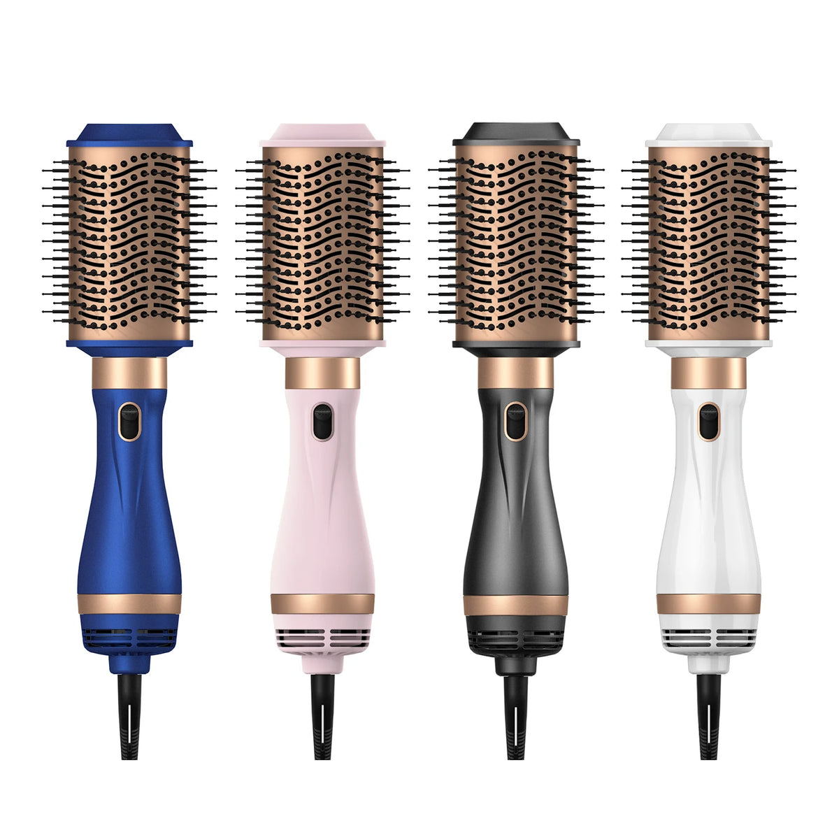 New 5 In 1 Detachable Hot Air Brush Hair Dryer Blow Dryer Brush Professional One Step