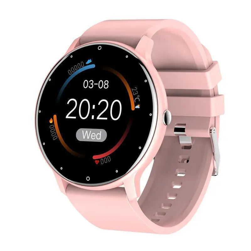 Waterproof Smart Watch with Heart Rate Tracking, Mesh, Steel or Silicone Band