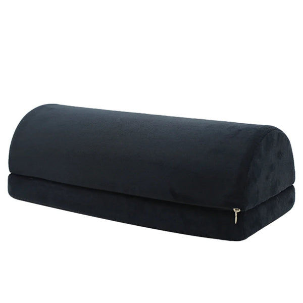 Custom Adjustable Home Office Half Moon Bolster Memory Foam Footrest Pillow Under Desk