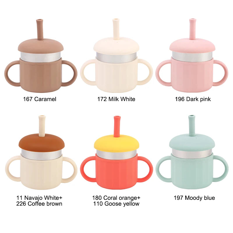 Food Grade Supplies Silicone Bib Spoon Bowl Kids Dining Baby Accessories Feeding
