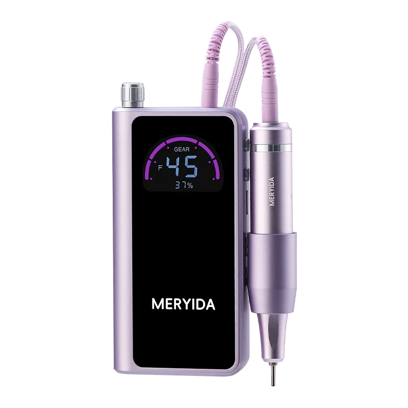 Portable USB Rechargeable Nail Drill | 45,000 RPM Brushed Motor | Professional Manicure