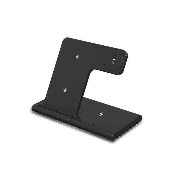 15W 3-in-1 Foldable Magnetic Type-C Wireless Phone Charger Station Includes Earphone