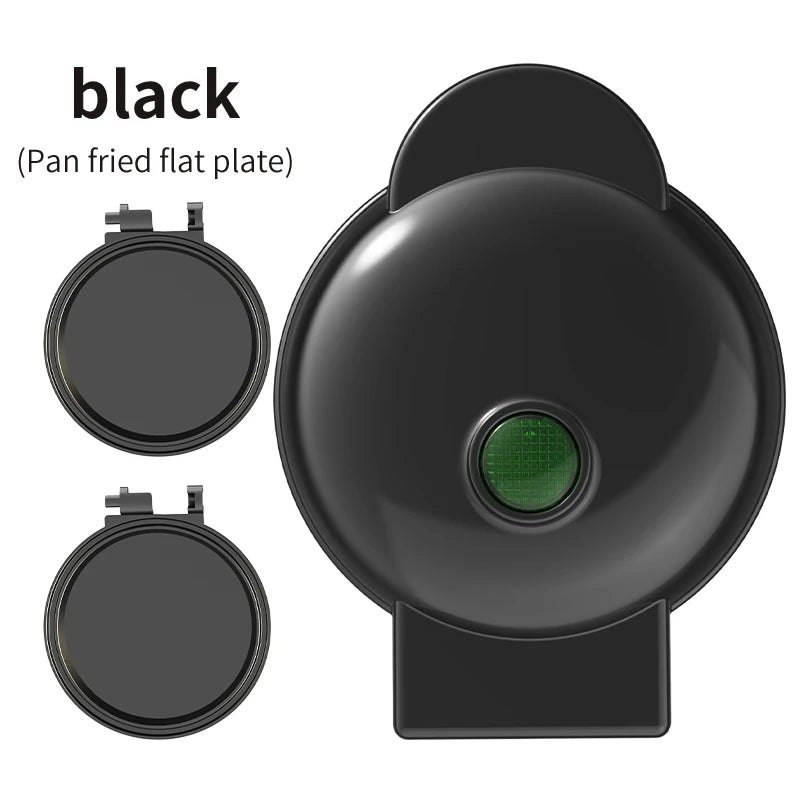 Electric Mini Waffle Maker Sandwich Maker Ceramic Coating Non-Stick Plates PBT+Aluminum