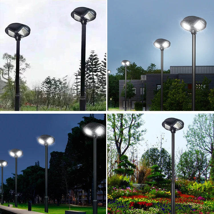Outdoor Waterproof Lawn Solar LED Pillar Lamp Solar Panel Lights for Garden LED Garden