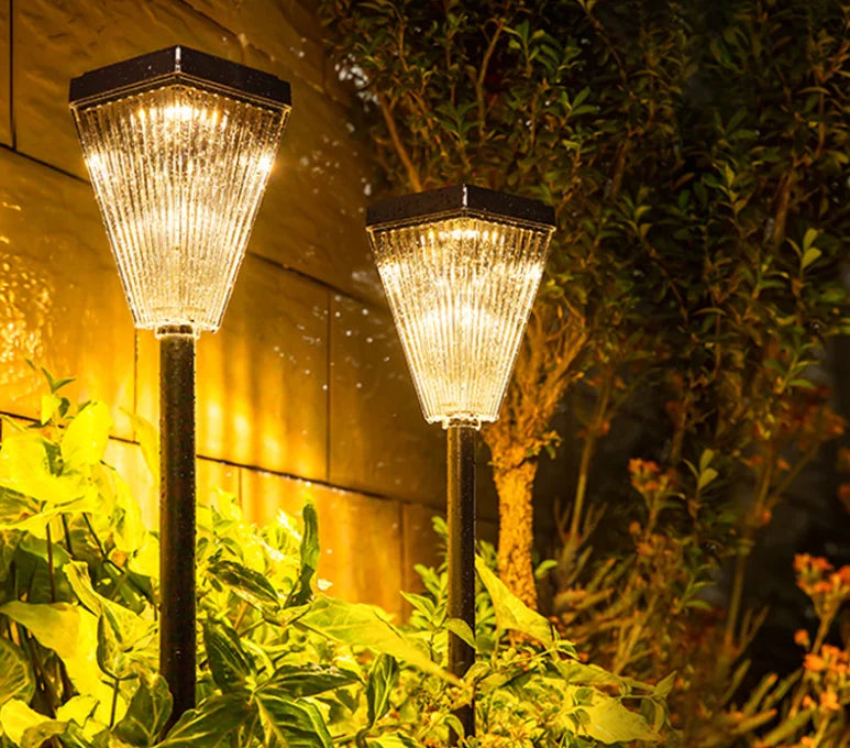 Solar Outdoor Lights Villa Garden Lawn Lamp Waterproof Bright GroundPlug Decorative Light