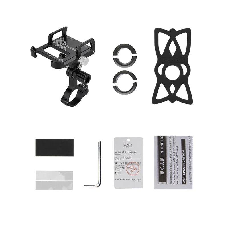 Bike Accessories GUB Plus 15 Mobile Phone Mount Bicycle Waterproof Adjustable Phone