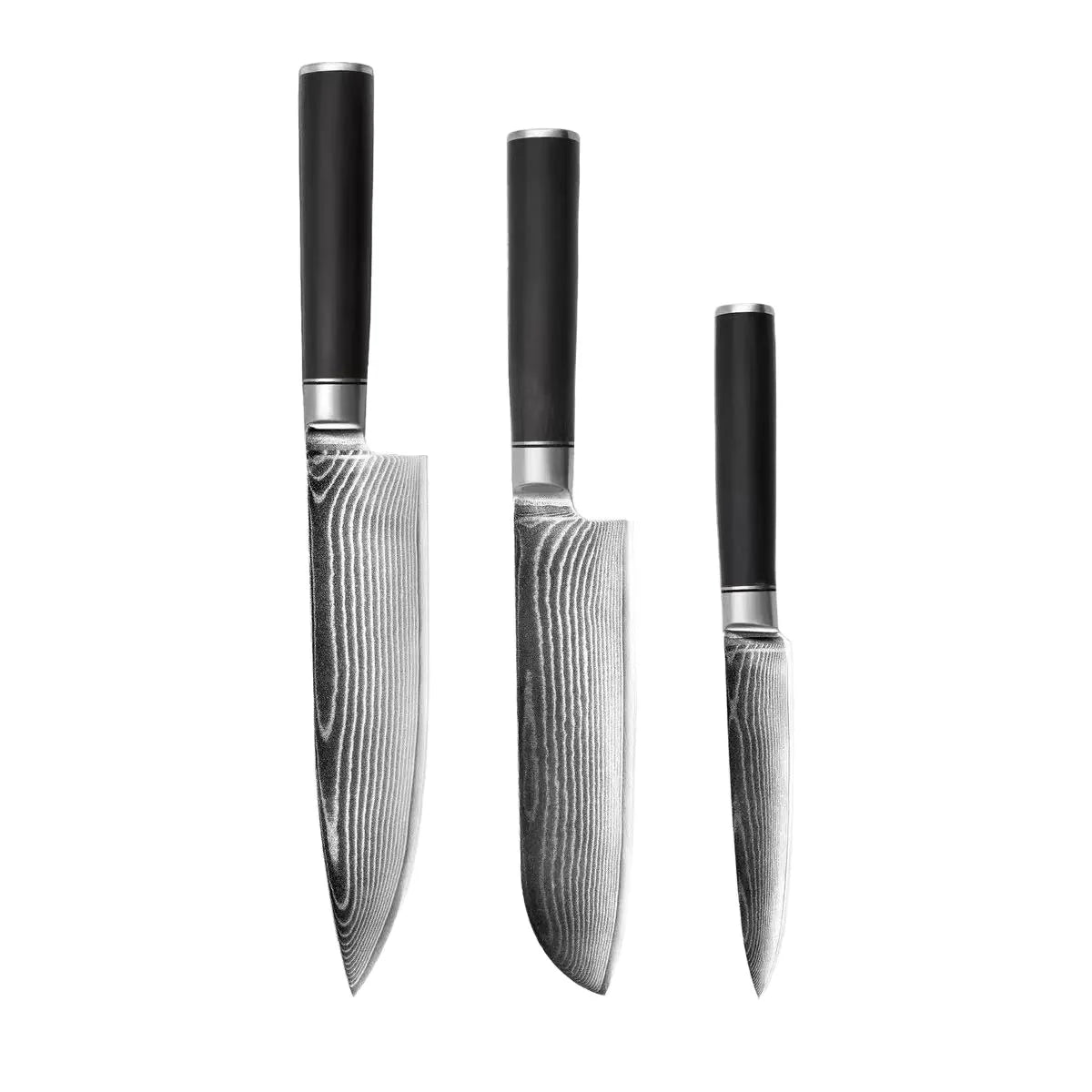 VG10 Steel Core Chef Knife 67-Layer Traditional Damascus Steel Premium Wood Handle Full