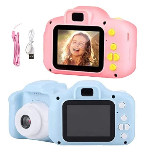 X2 HD Camera Kids Digital Toy SLR Action Rechargeable Cartoon Mini Camera Baby Gifts HD