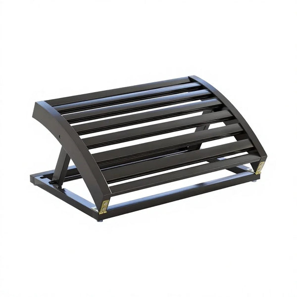 European & American Style Adjustable Black Bamboo Footrest Under the Desk for Office