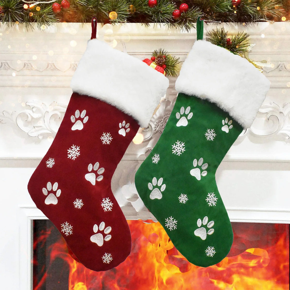 Custom Woven Christmas Stocking Custom Christmas Stocking Decorations for the Holiday Home