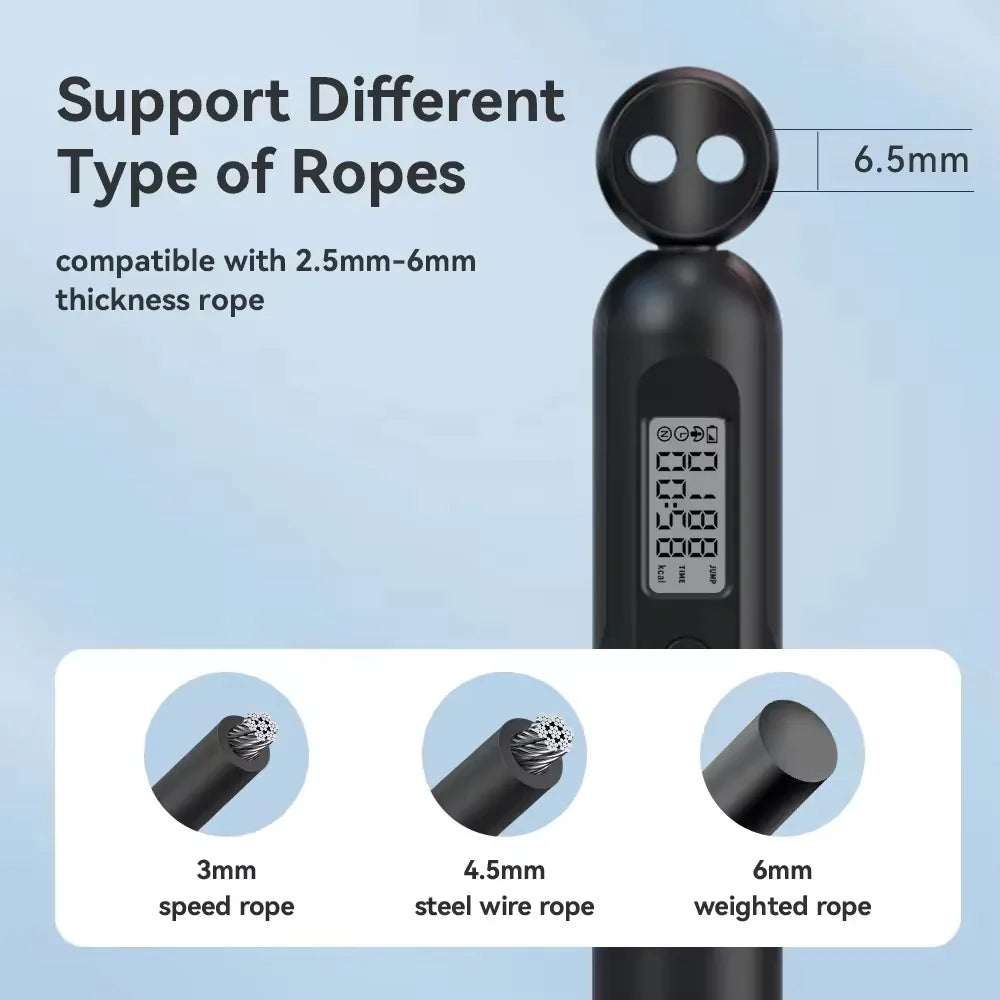 Digital Smart Professional Weight Smart Adjustable Cordless Skip Jump Rope Counter Speed