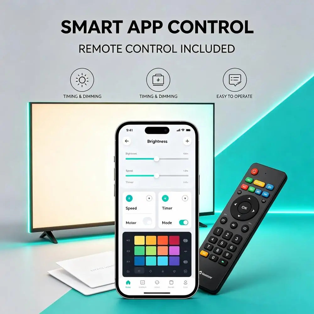 Smart TV Sync Light Strip Real-Time TV Screen Capture Sync Lighting Multi-Color LED 30