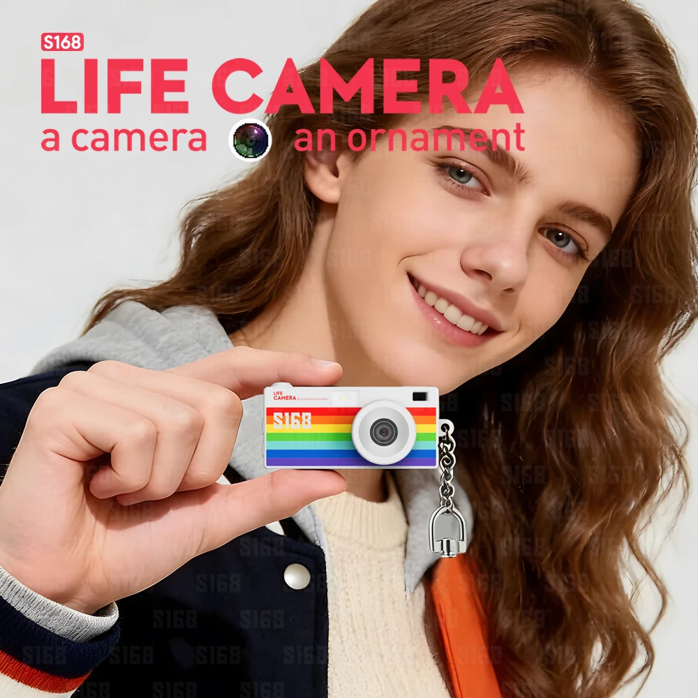 New Kids Mini Camera 1.47 Inch 1920*1080P 15fps Pocket-Sized Thumb Digital Keychain