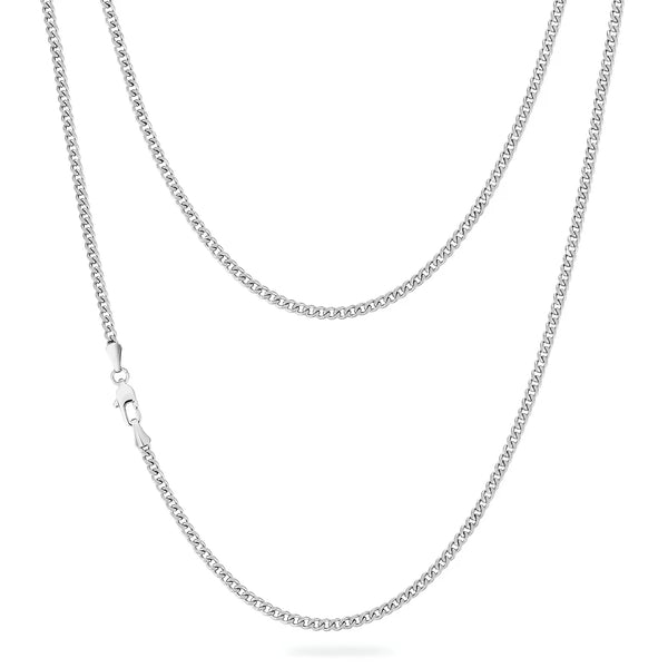 Stainless Steel Miami Cuban Chain Necklace 18K Gold Plated Moissanite Hypoallergenic Hip