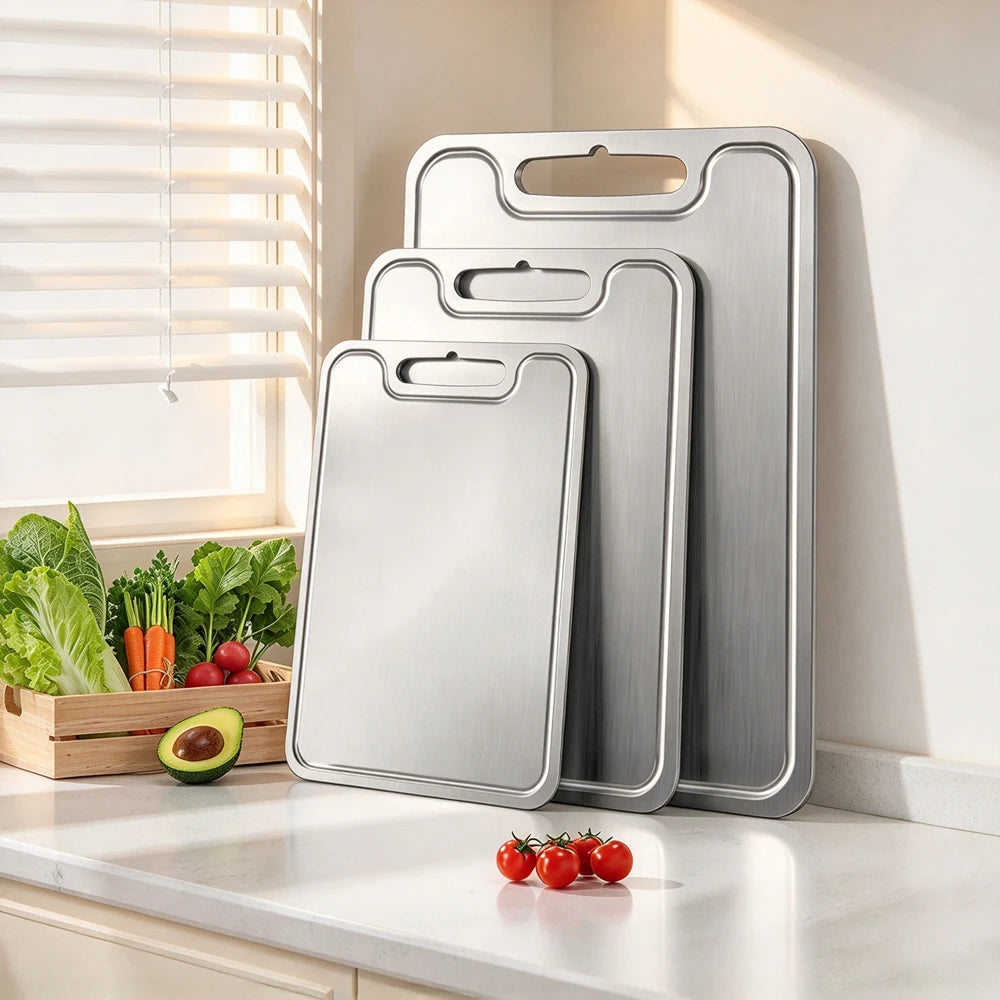 Household Pure Titanium Chopping Board Customized Antibacterial Double Sided Kitchen