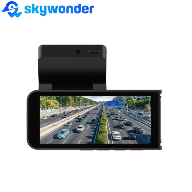 Ultra HD Dashcam A9 4K Front/Rear Cameras 3.69" IPS Display 4G GPS WiFi OSD Parking Mode