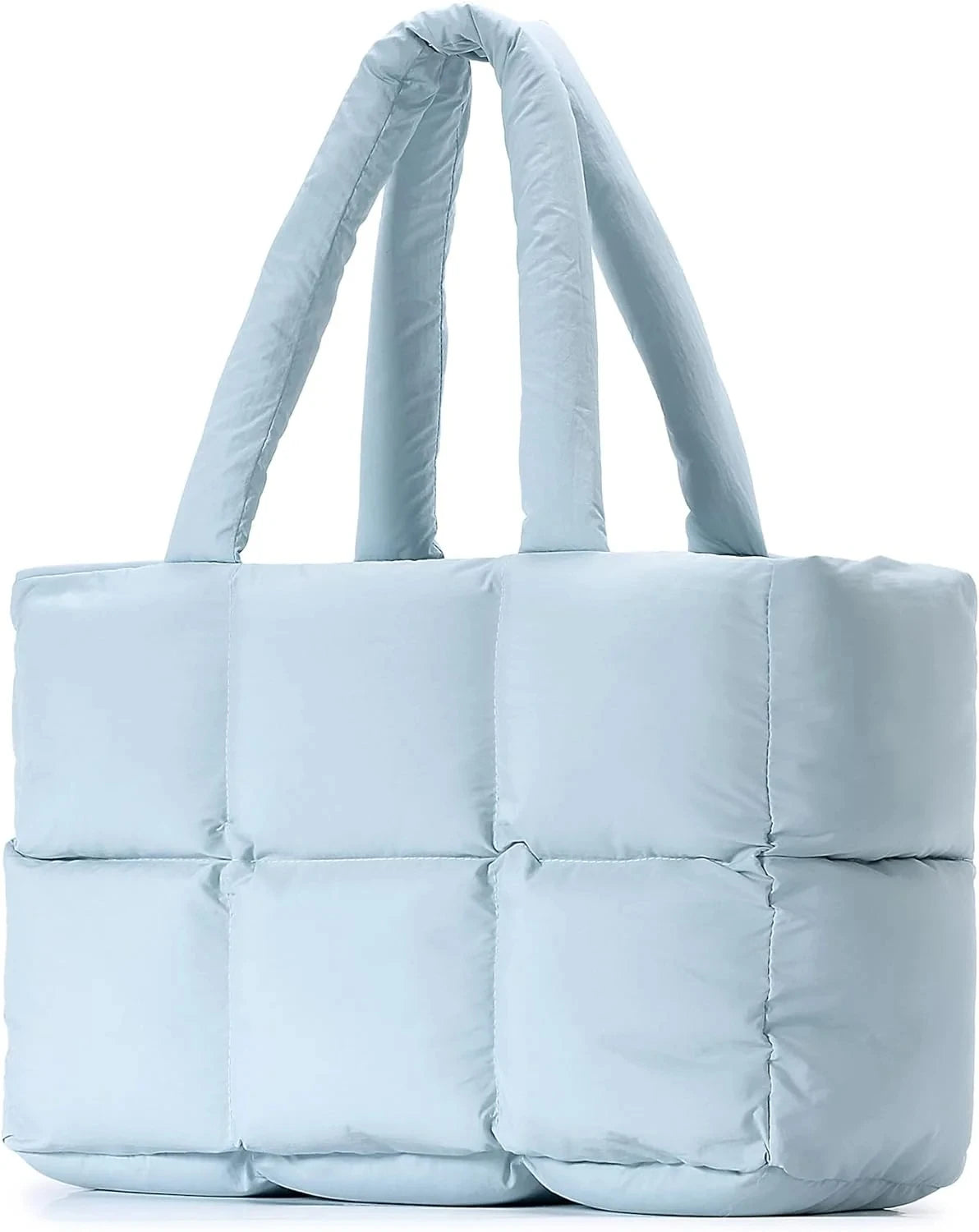 Royal Fair Custom Shoulder Tote Bag with Zipper Fashion Quilted Puffer Tote Bag Nylon