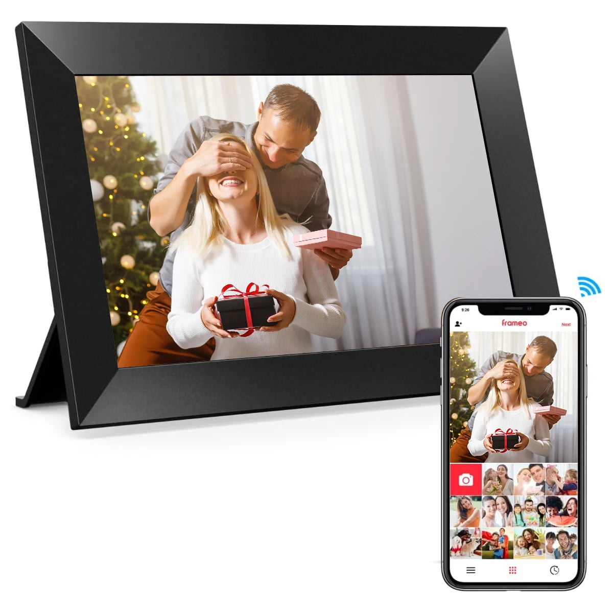 Frameo/Uhale 10.1 WiFi Digital Picture Frame with 1280x800 HD Touch Screen Digital Photo