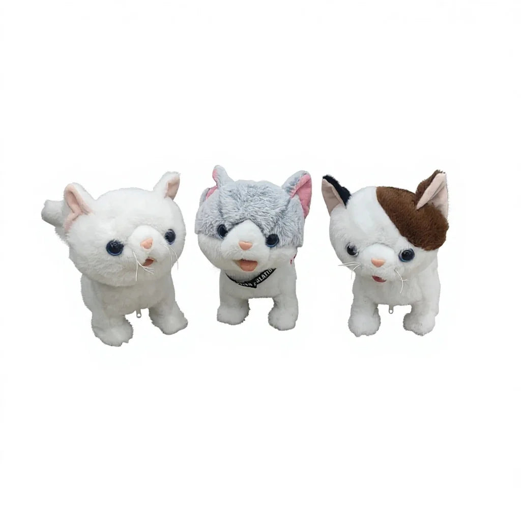Children'S Plush Toys Lick Cats Can Walk Touch Learn Words Sing Lick Tongue Shake Tail