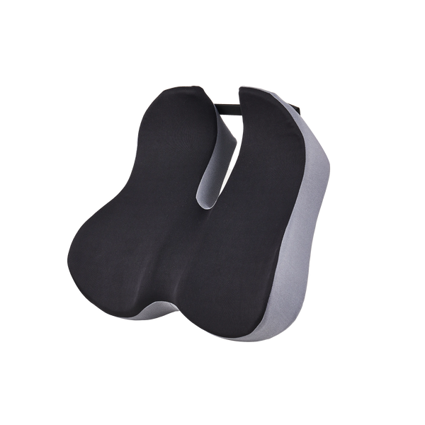 Ergonomic Memory Foam Coccyx Seat Cushion with Washable Air Mesh Cover