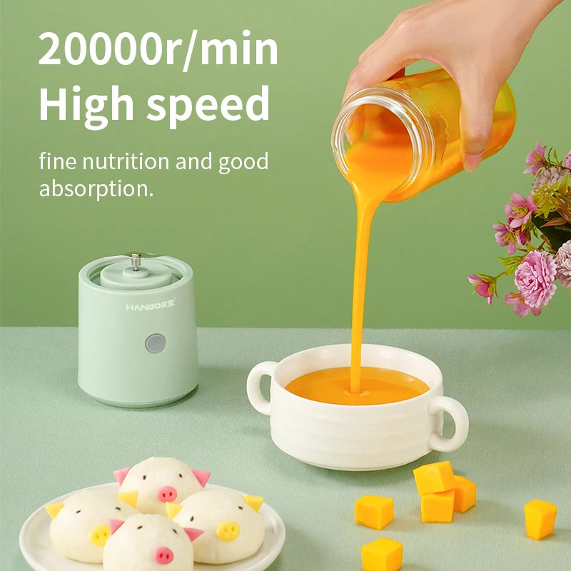 Portable Juice Blender Hand Mini Rechargeable Battery Juicer Blender Fruit Juicer Food