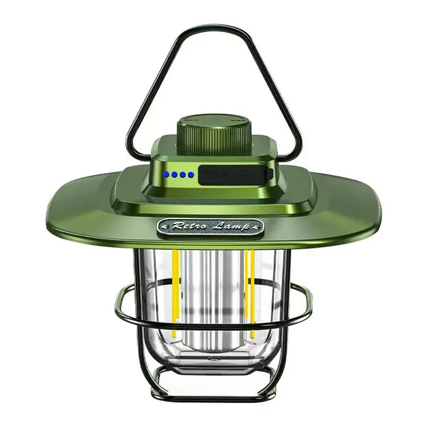 Portable Outdoor Rechargeable LED Portable Camp Lantern Tent Light Camping Light Handle