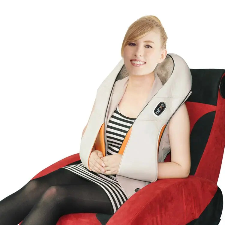 Massage Pillow Shiatsu With Heat Shoulder Comfort Pregnancy Naipo Rotating Mechanism