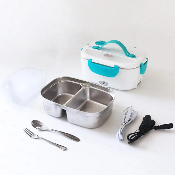 Electrical Heating Bento Lunch Box 110V 220V 24V 12V Portable Electric Heated Insulated