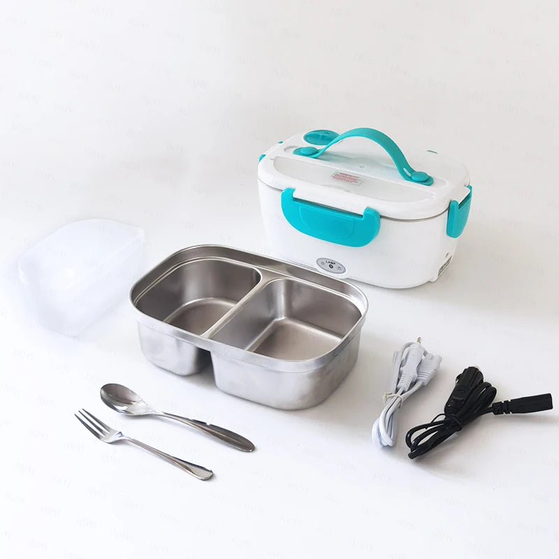 Electrical Heating Bento Lunch Box 110V 220V 24V 12V Portable Electric Heated Insulated