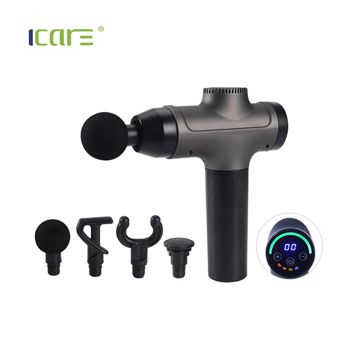 Professional Wireless Massage Gun Comfortable Handle Rechargeable 12 Mm Deep Tissue