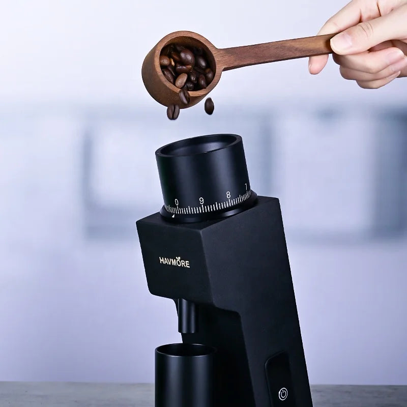 Portable Mini Dual Disc Grinding 48mm Conical Burr Electric USB Coffee Grinder M98