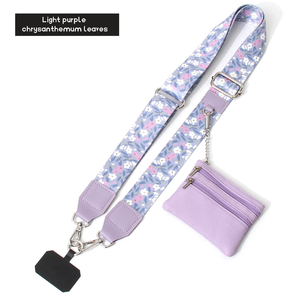 Custom Bowknot Phone Strap Crossbody Lanyard Detachable Woven Shoulder Replacement Belt