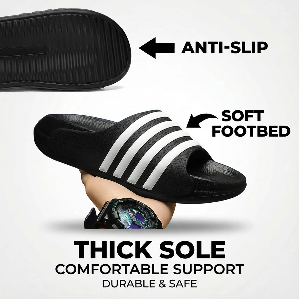 Thick-Soled Slippers for Women Eva Outsole Anti Slip Light Slides Cloud Slides for Summer
