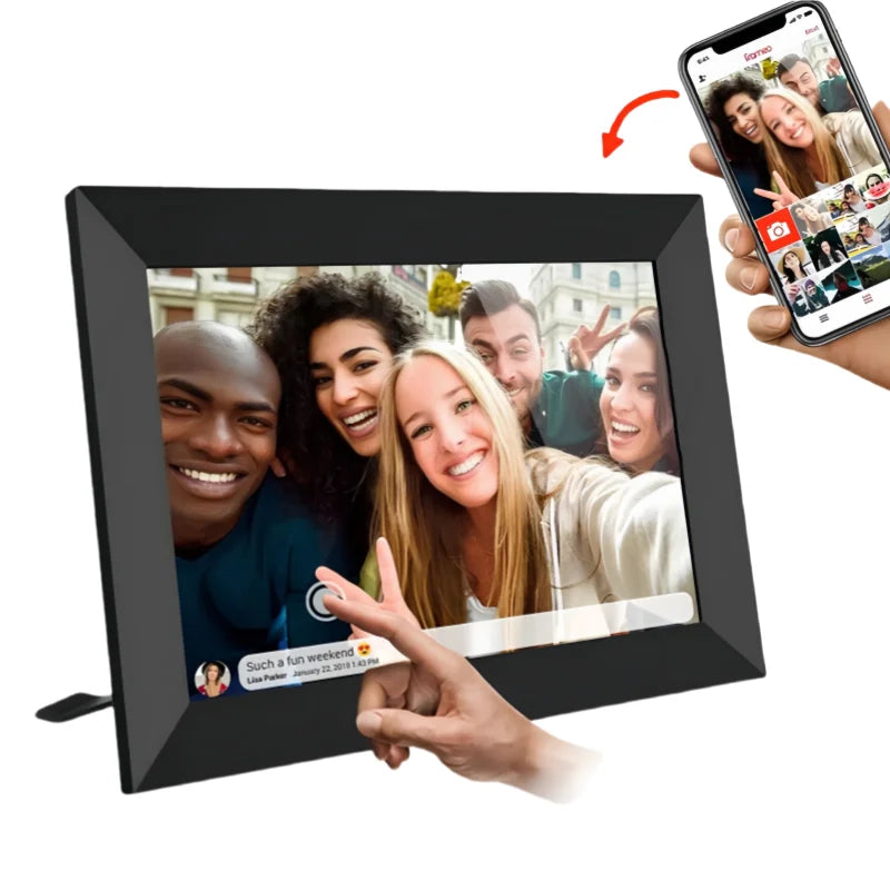 10 Inch WiFi Digital Photo Frame with Cloud Sharing for Photos and Videos