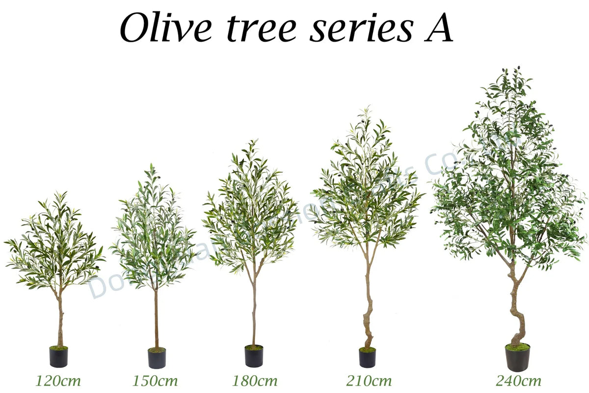 Artificial Olive Topiary Tree for Indoor Decor, Faux Green Plant