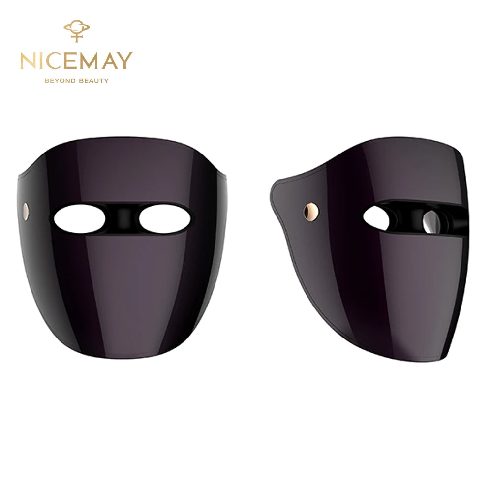 Customized 630nm 850nm 7-Color Infrared Laser Silicone LED Face Mask - Phototherapy