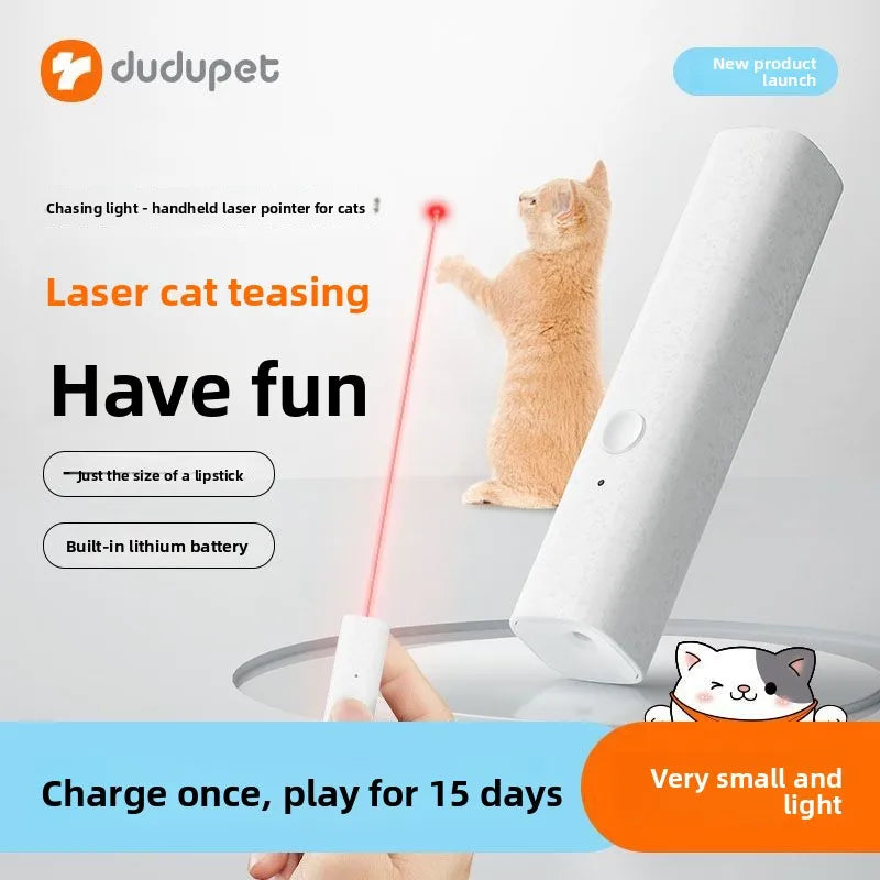 Dudupet New Interactive Electric Smart Laser Cat Toy with App Control Rechargeable ABS